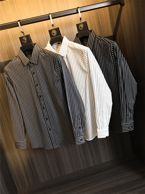 【色织条纹】柜1298长袖衬衫