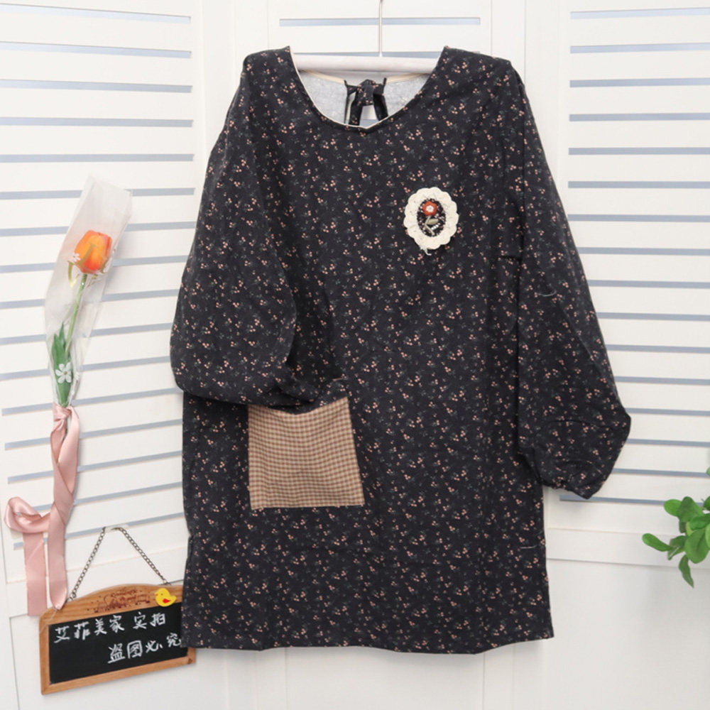 围裙厨房做饭家用罩衣长袖防污