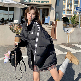 2025新款版冬季百搭中性黑色白鸭绒羽绒服
