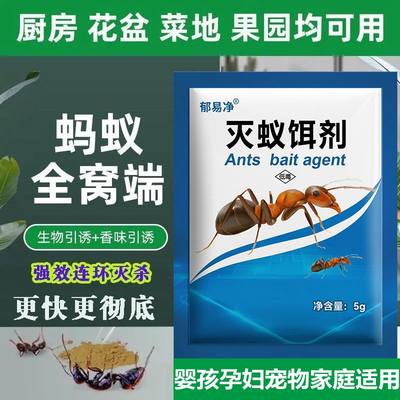 灭蚂蚁药粉一窝端家用非无毒室内厨房花盆菜地野外强效除杀蚁饵剂