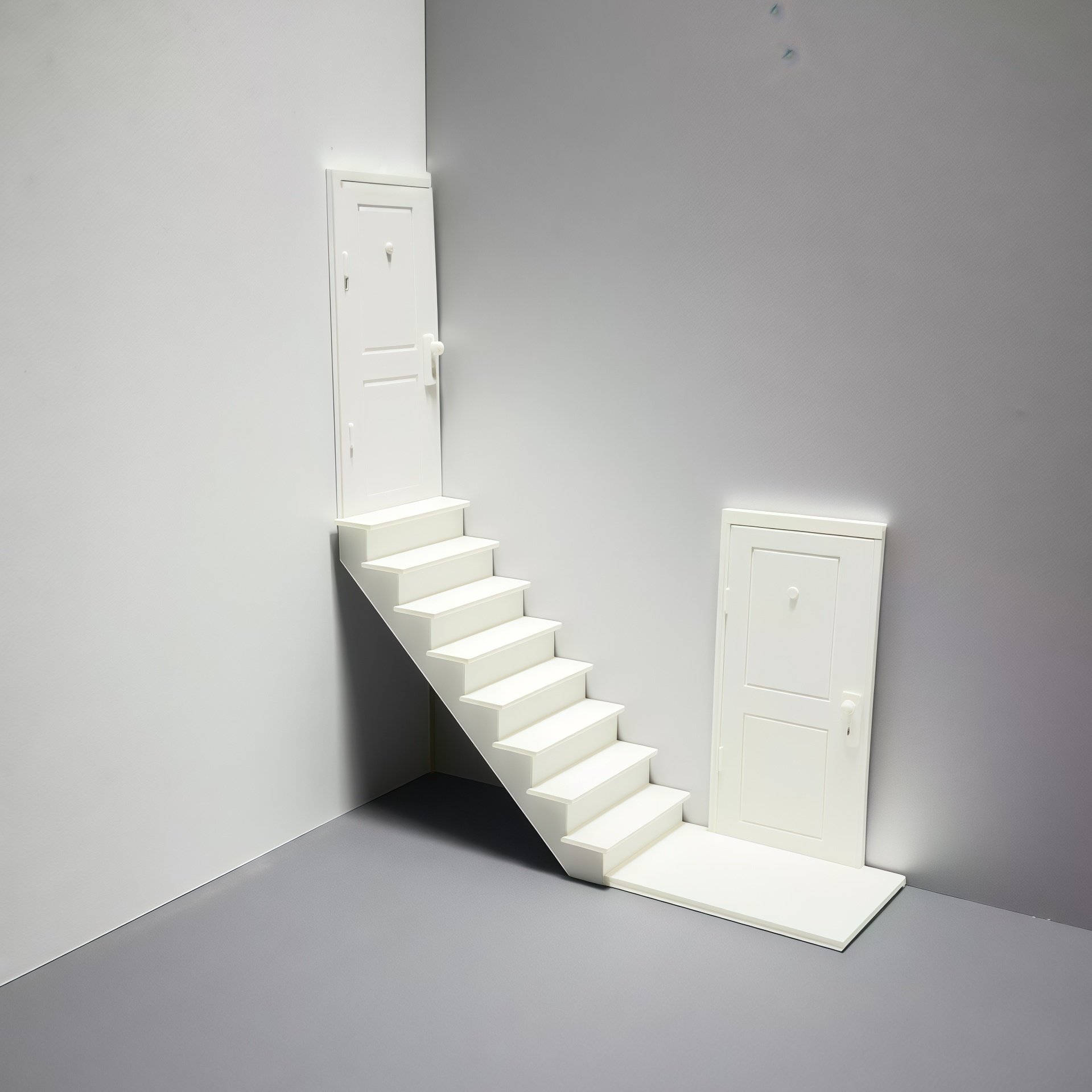 娃屋DIY装饰品配件楼梯摆件