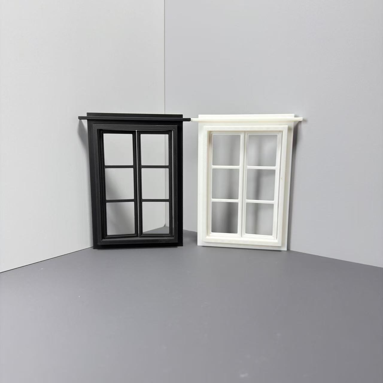 112BJD娃娃屋微缩窗户模型