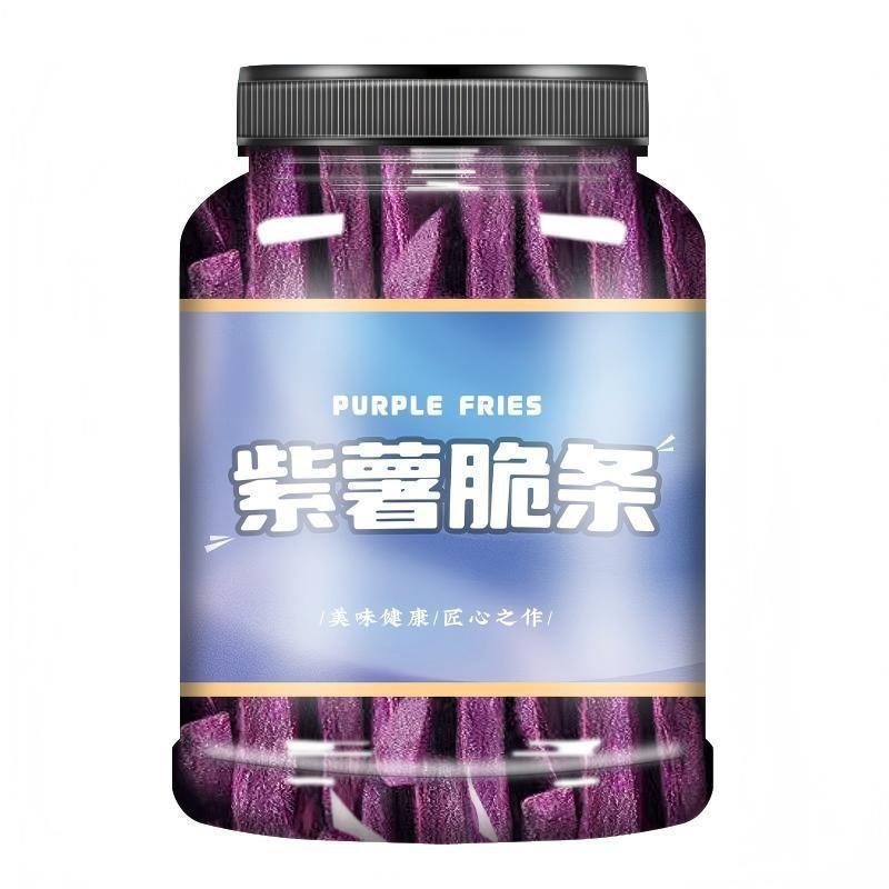 紫薯脆条酥脆番薯条地瓜干农家特产自制袋装非油炸休闲健康零食品