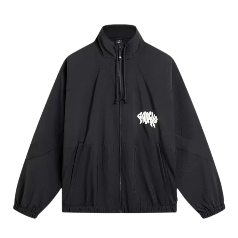 LISHEN SPORTS LINING LI NING ANTI-WU BADFIVE 지퍼 가디건 스탠드 칼라 재킷