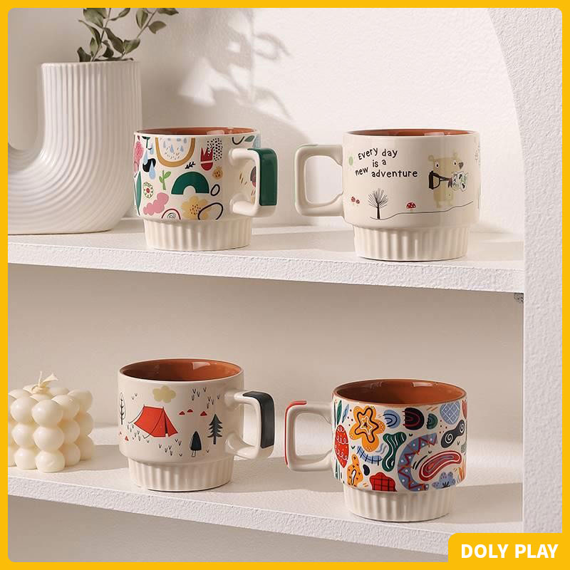 ins风马克杯陶瓷高颜值咖啡杯