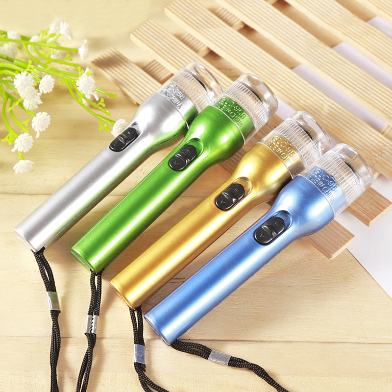 户外便携塑料小手电筒家用照明灯手电筒迷你手电筒强光LED手电筒