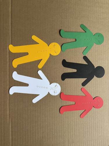 手工剪纸开五官人物男女通用破盖印民间艺术用途广泛