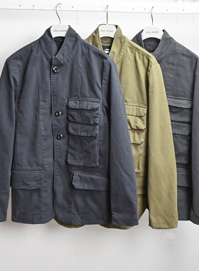 春秋男士休闲西装质感竹节厚面料青年商务休闲外套灰色上衣