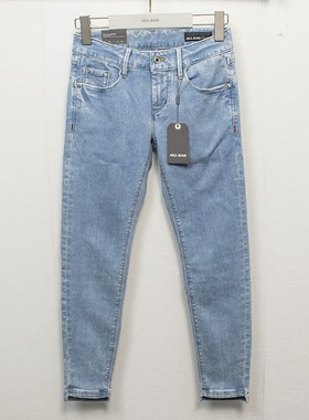 清仓特价ABLE JEANS女士春秋弹力紧身九分提臀裤牛仔裤铅笔裤小脚