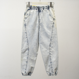 JEANS中性香蕉裤 ABLE 牛仔裤 休闲裤 春夏 特价 潮流中高腰裤 男女同款