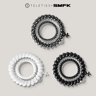 美国TELETIES X SMFK联名系列电话线发圈泰莉TT圈女发饰 无痕发绳