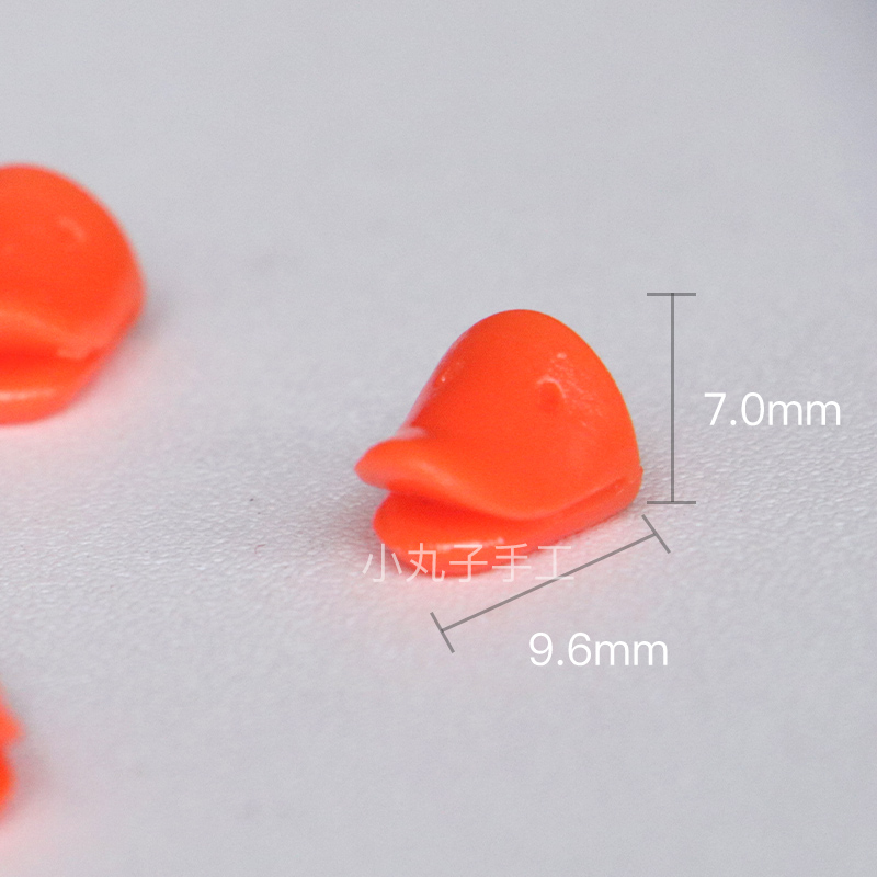 新款小嘴巴平底 玻尿酸小黄鸭嘴巴手工diy配件 毛线编织鸭子嘴巴