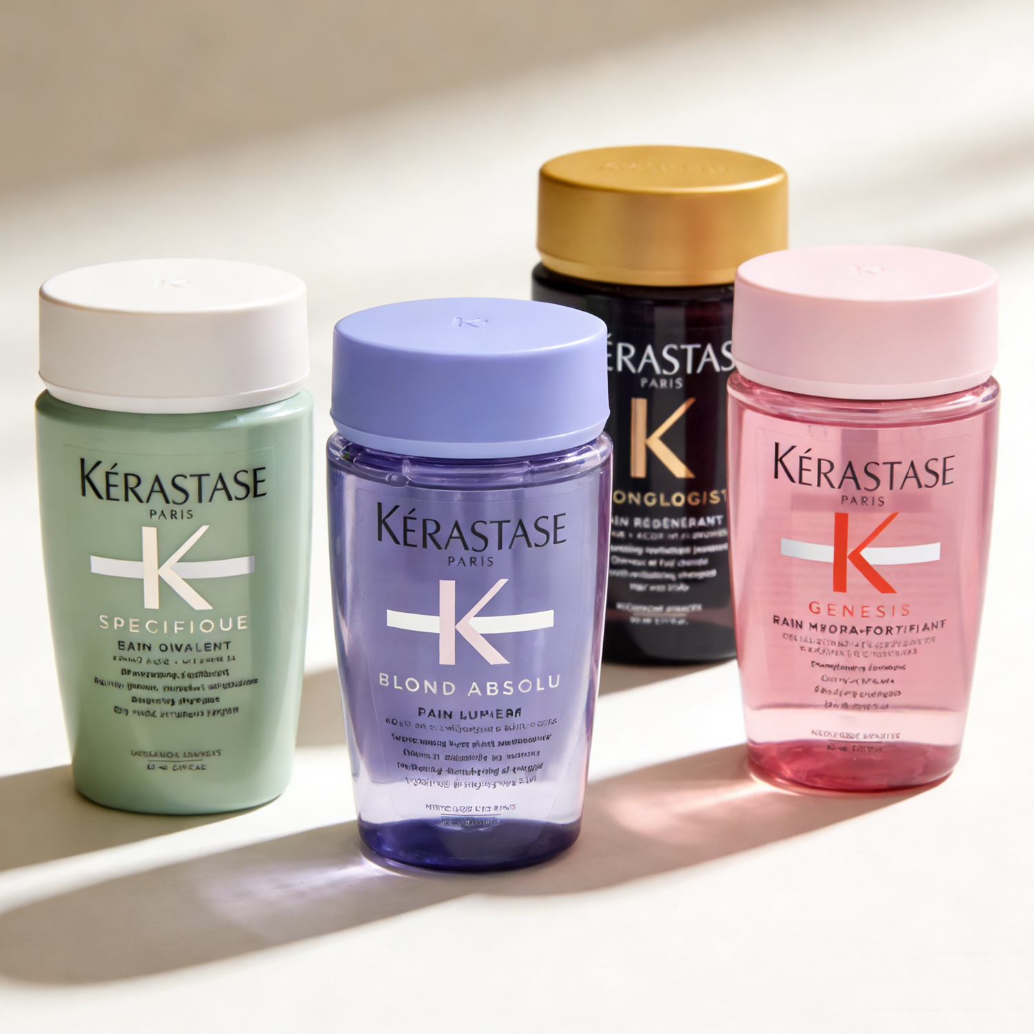 卡诗洗发水小样80ml黑钻白金耀光元气姜双重功能洗发水中样旅行装