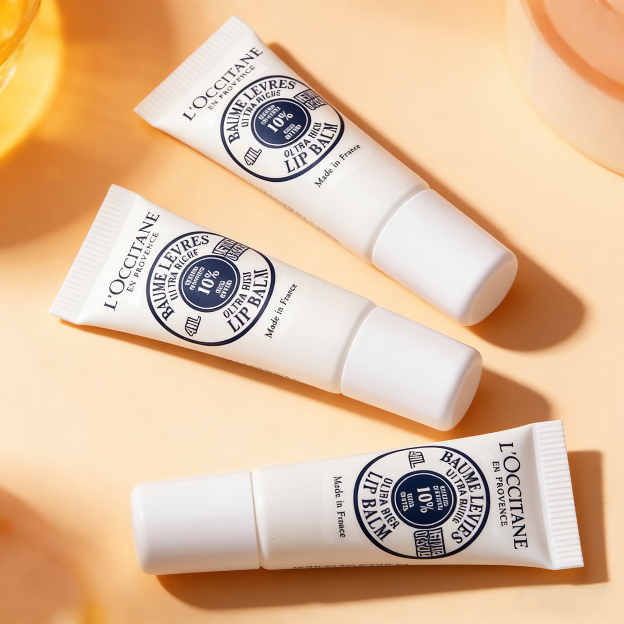 欧舒丹乳木果润唇膏4ml小样补水滋润保湿去死皮防干裂便携旅行装