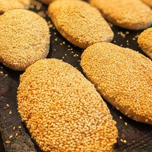 包邮区无锡穆桂英油酥饼6个装糕团葱油饼苏式猪油香葱特产