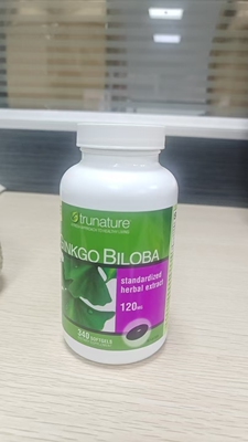 TruNature银杏精华软胶囊120mg340粒 效期28年7月