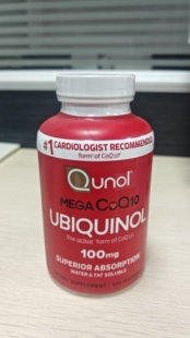 Qunol泛醇辅酶水溶性还原性辅酶100mg*120粒效期28年7月