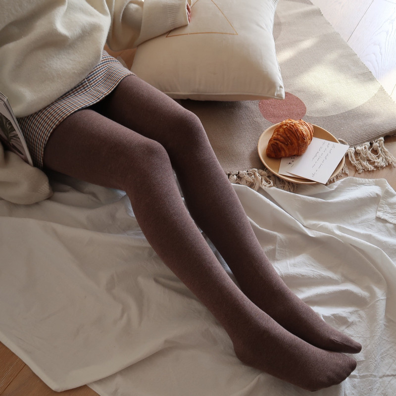 亲肤金棉加绒  加绒高弹保暖燕麦连裤袜女秋冬季加厚日系咖色打底,女士内衣/男士内衣/家居服,连裤袜/打底袜,淘宝优惠券,粉丝福利购,淘宝优惠卷
