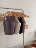 背心合集 固定胸垫吊带 搭配吊带 显瘦条纹打底免穿文胸