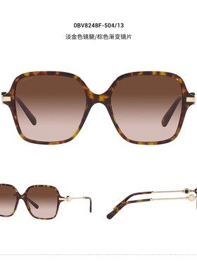 BVLGARI墨镜女新款方形大框板材BV8248F宝格丽休闲时尚太阳眼镜男