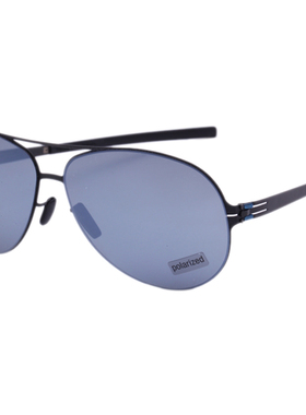 Icberlin男女款驾驶型偏光太阳镜飞行员式薄钢无螺丝墨镜RAF S. P