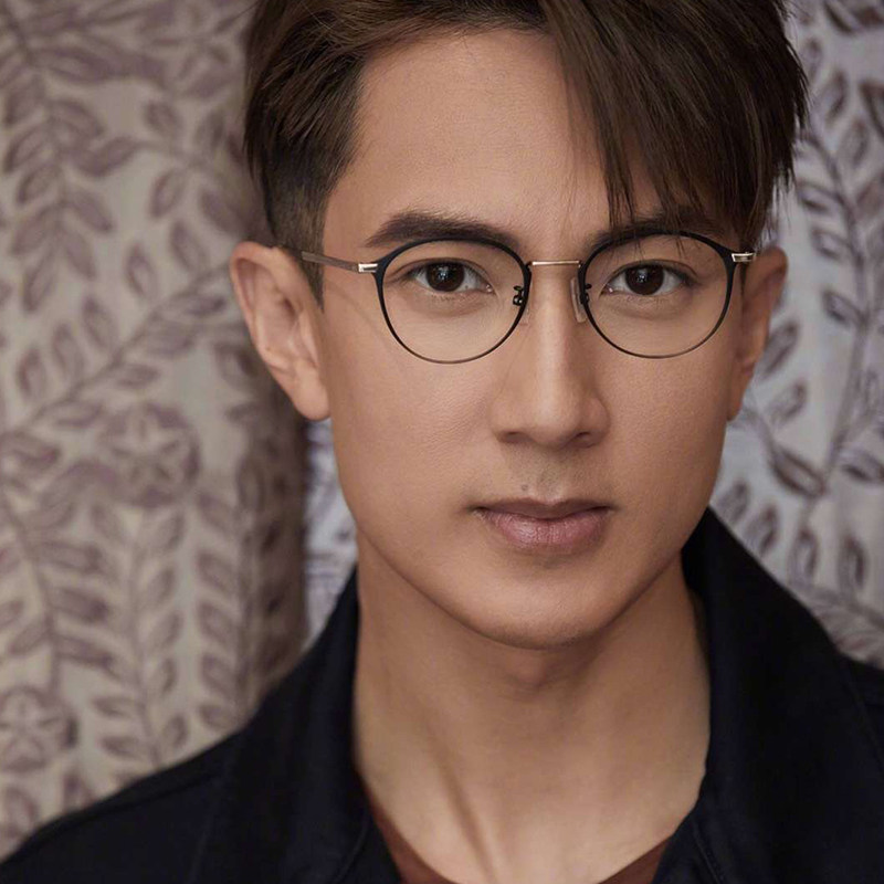 正品 吴尊广告款BOSS眼镜架男时尚圆形近视BOSS 1068/F波士眼镜框