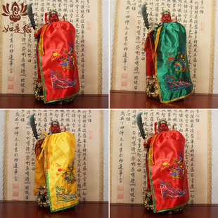 佛像佛袍佛衣服斗篷小关公武财神披风神像神明关羽龙袍观音30厘米