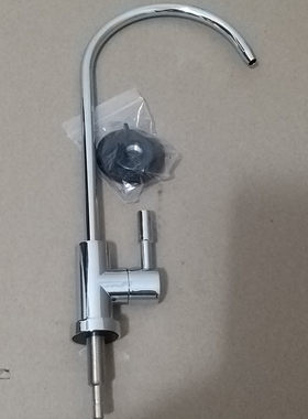 2分美式直管大弯龙头快插式鹅颈小龙头净水器配件304美式龙头无铅