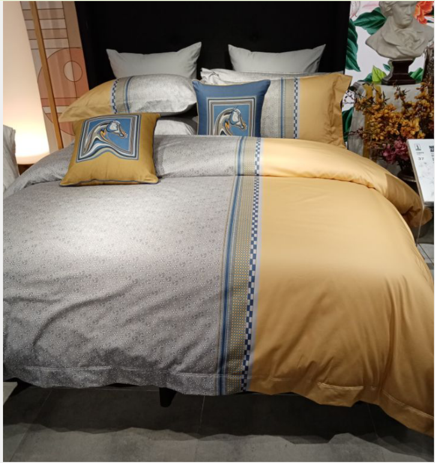 多喜爱中式四件套全棉纯棉2023新款长绒棉正品时尚高档1.8科西莫