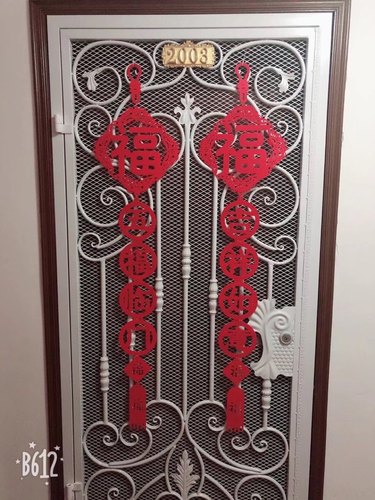 铁艺门通风防蚊防盗镂空过道