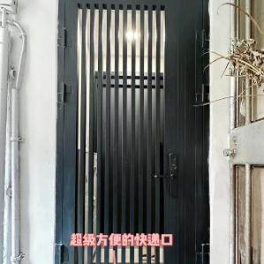 定制铁艺入户防盗门加快递口防蚊老式铁艺门厂家直销