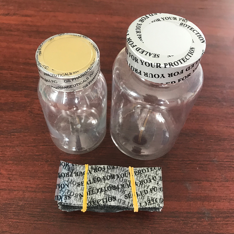 现货pvc收缩膜标签黑白塑料瓶