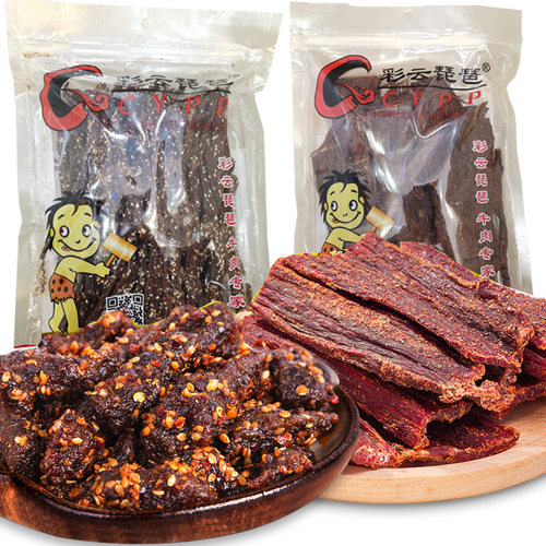 彩云琵琶黑金干巴干巴条500g