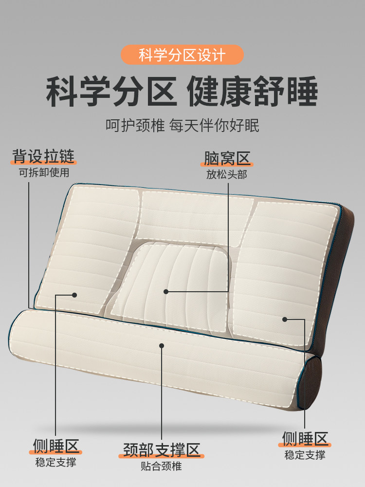 LATEX PILLOW BUCKWHEAT PILLOW CORE CYLINDRICAL BUCKWHEAT HUSK PILLOW REVERSE TRACTION PILLOW CERVICAL SPINE PROTECTION SLEEP AID A PAIR OF WHOLE HEADS