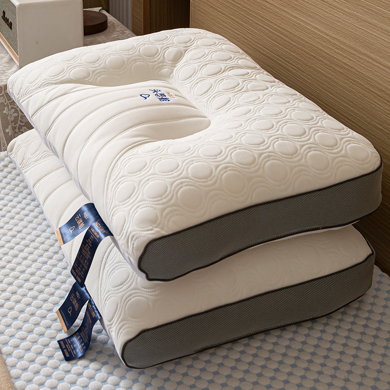 THAI LATEX PILLOW PAIR PILLOW CORE MEMORY HOME SHOULDER PAD SINGLE CERVICAL SPINE PILLOW TO HELP DOUBLE HIGH AND LOW SLEEP MAN