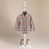儿童衬衣纯棉宝宝帅气英伦风童装 伯米吉男童格子衬衫 韩版 秋装 薄款