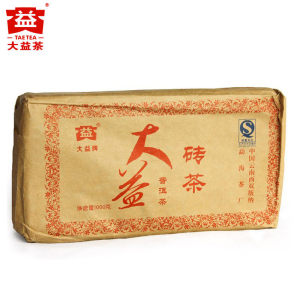 【昆明仓】大益普洱茶 2005年大益砖茶熟1000g 云南普洱老熟茶叶