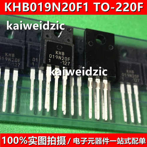 KHB019N20F1 19A 200V 直插TO220F MOS场效应三极管 KHB019N20F