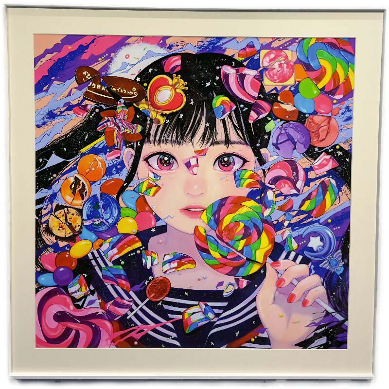 巽千沙都卧室可爱生日装饰画礼物