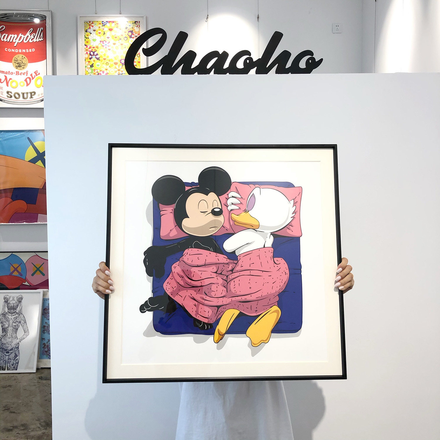 rxstrip卧室米老鼠唐老鸭潮流画