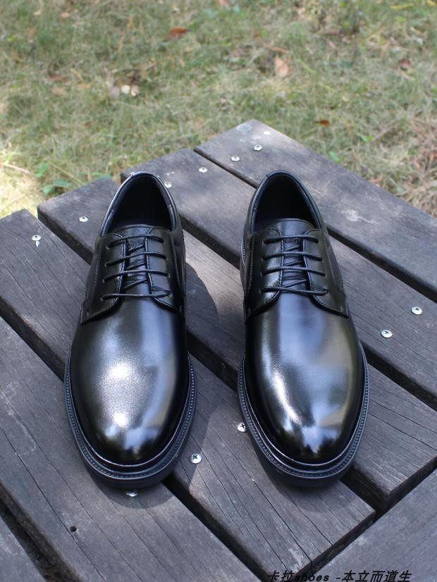 德比休闲皮鞋爸爸超软透气防滑