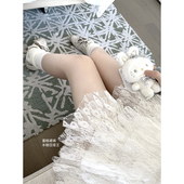 提花蕾丝高腰a字层层蛋糕蓬蓬半身裙 CHANGE 指尖芭蕾 MISS