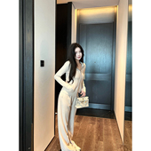 心动符号 MISS CHANGE 天丝羊毛绒感拉链连帽显瘦修身 套装