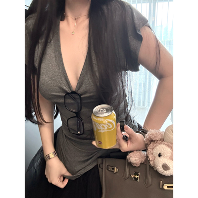 力推！天丝亚麻神仙小t纯欲T恤