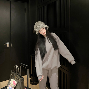 MISS CHANGE【定染五十度灰私服】狠爱的加绒卫衣套装/可拆