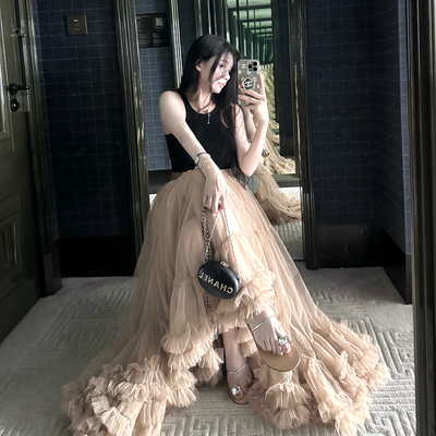 长裙蓬蓬裙16米耗料超重工半身裙