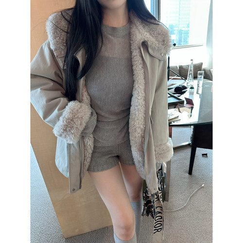 硬核保暖！加厚内里羊羔毛绒外套