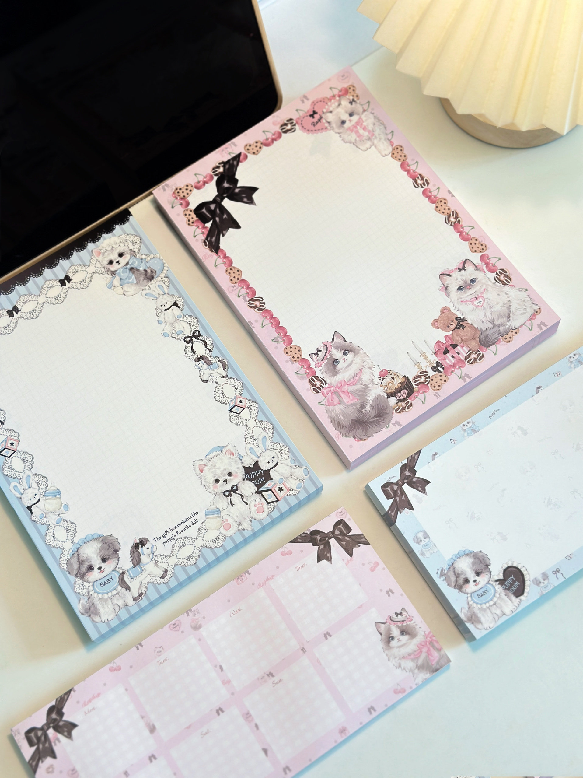 Pink berry原创黑粉猫猫蓝黑小狗系列可撕双面120克 A5长条便签本,文具电教/文化用品/商务用品,便签本/便条纸/N次贴,淘宝优惠券,粉丝福利购,淘宝优惠卷