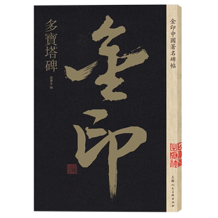 颜真卿多宝塔碑 金印中国碑帖 名家作品精选颜真卿楷书毛笔书法软笔字帖颜体书法 简体旁注原碑原帖 成人学生书法入门临摹书籍
