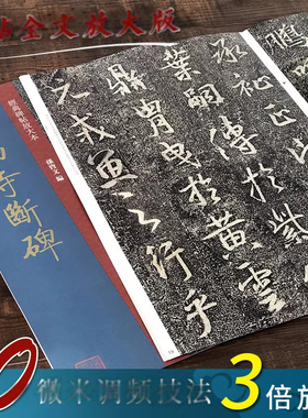 兴福寺断碑 集王羲之行书碑帖 吴文碑  原碑帖全文彩色高清放大帖 繁体旁注 王羲之行书毛笔书法字帖经典碑帖放大本孙宝文